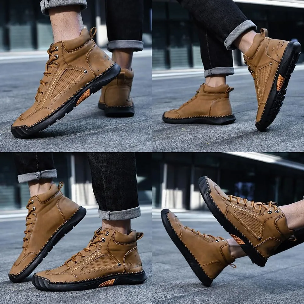 Sawbehind Mens Boots,Sawbehind Leather Boots Mens for men