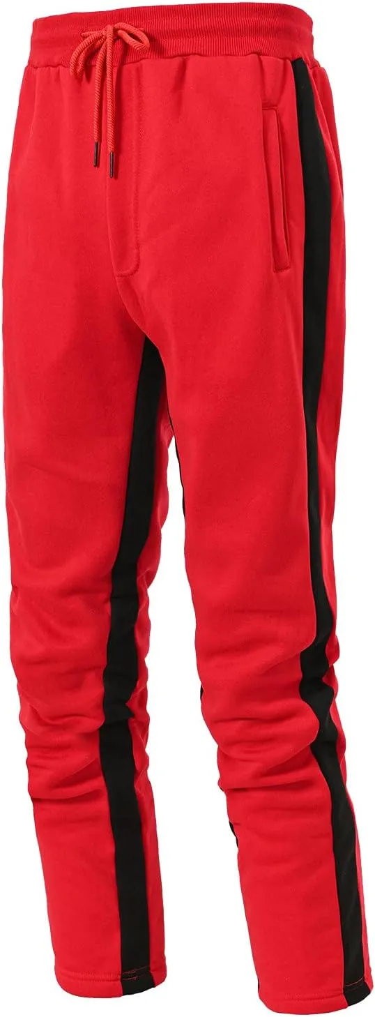 sdbrld Sweatpants For Men Mens Hip Hop Joggers Splice Drawstring Cargo Pants Trendy Hiking Running Sweatpants Trousers