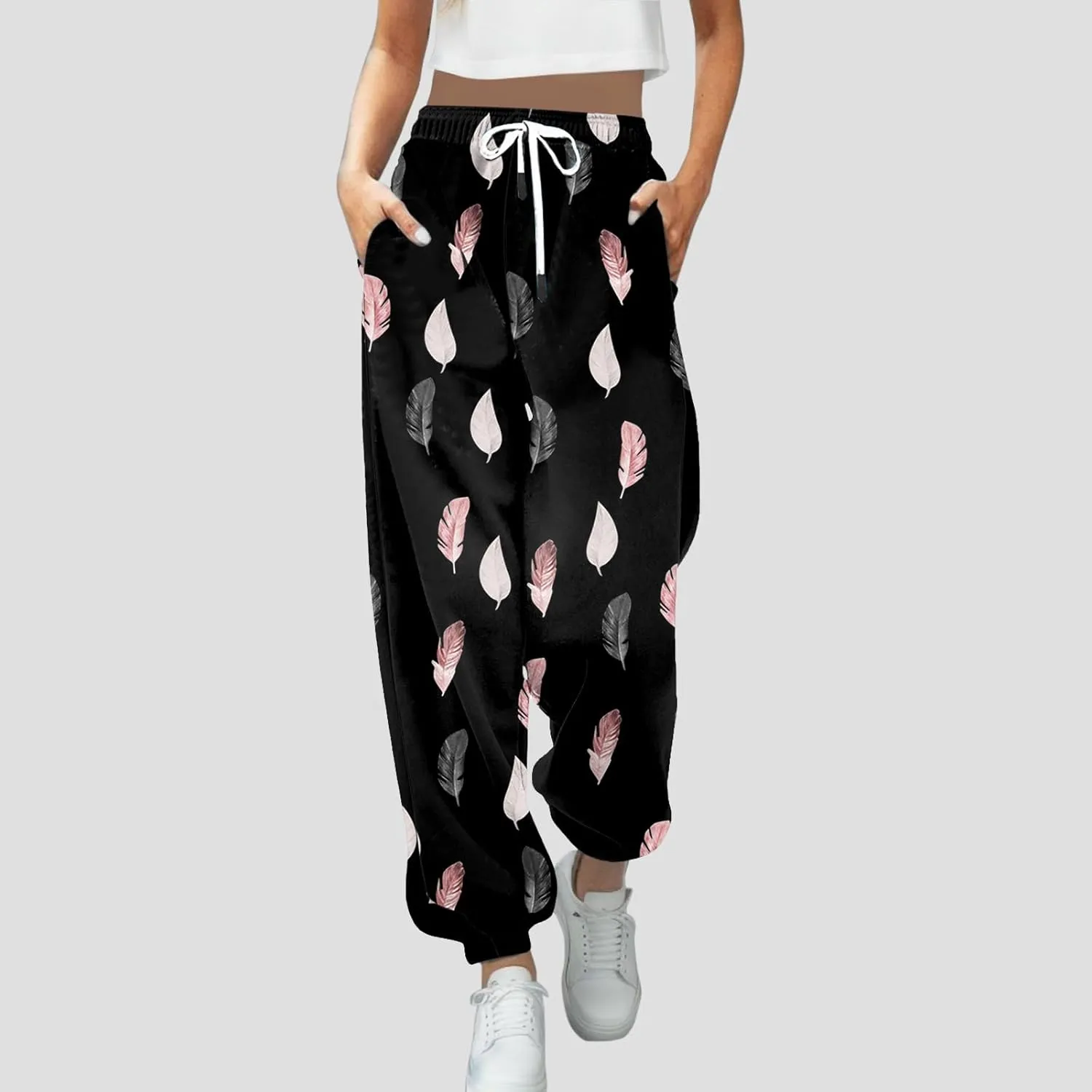 sdbrld Sweatpants Women Baggy,Womens Sweatpants Joggers High Waisted Sweatpants 2023 Fall Jogger Pants Y2k Lounge Trousers