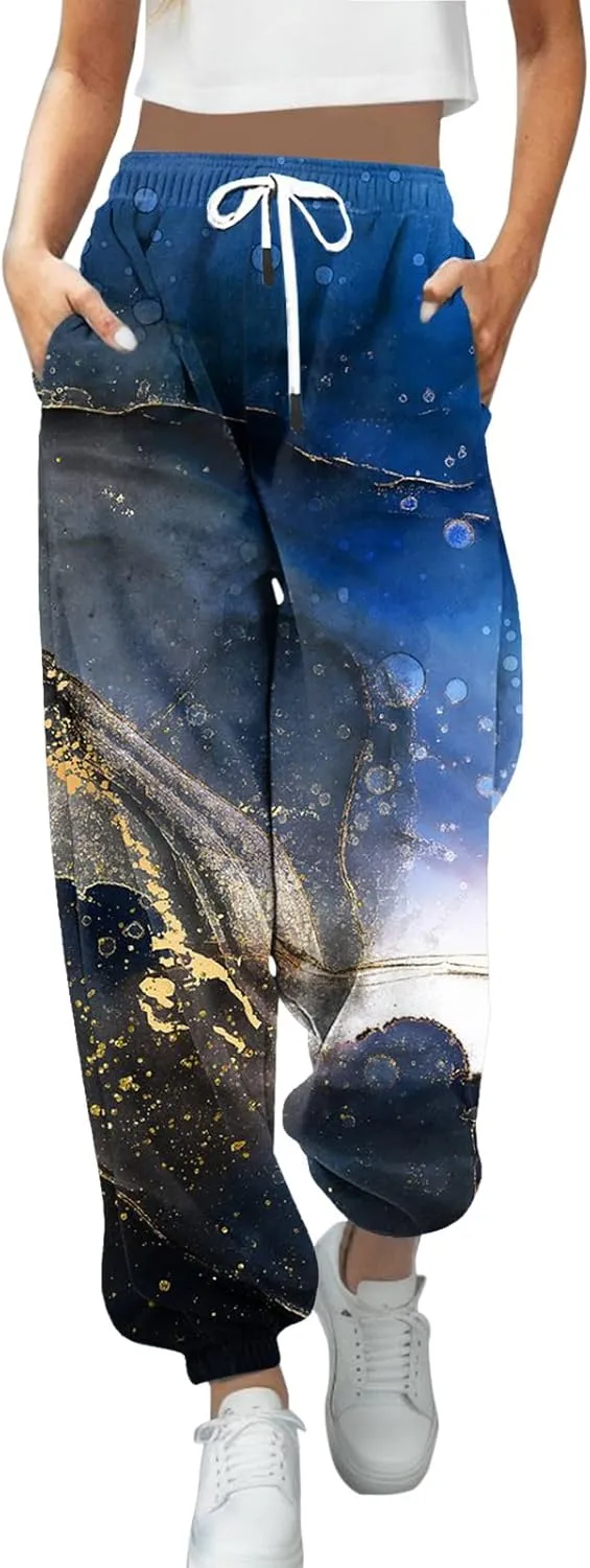 sdbrld Sweatpants Women Baggy,Womens Sweatpants Joggers High Waisted Sweatpants 2023 Fall Jogger Pants Y2k Lounge Trousers