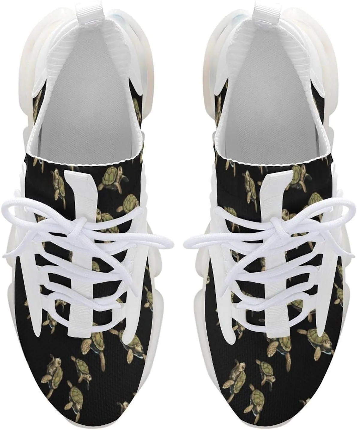 Sea Turtle Mens Sneakers Running Shoes Lightweight Athletic Shoes for Jogging Walking Gym