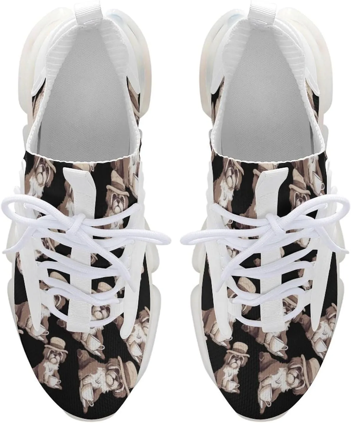 Shih Tzu Dog Mens Sneakers Running Shoes Lightweight Athletic Shoes for Jogging Walking Gym