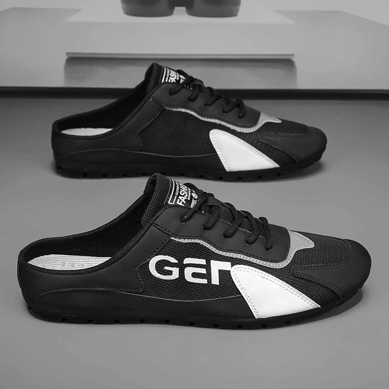 Slip in Mens Loafers & Slip-Ons New Spring Men's Shoes All Casual Shoes Lazy Slip Ons and Half Slippers Stretch