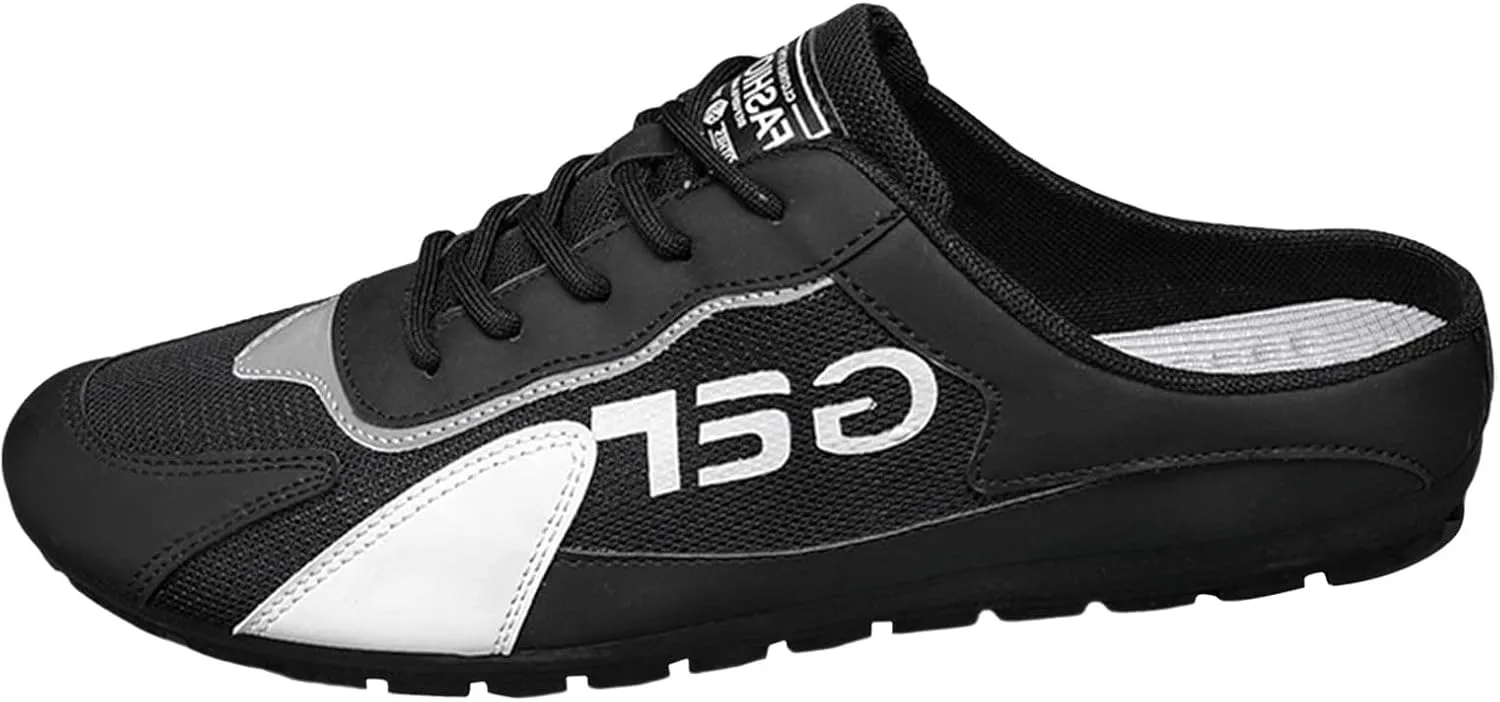 Slip in Mens Loafers & Slip-Ons New Spring Men's Shoes All Casual Shoes Lazy Slip Ons and Half Slippers Stretch