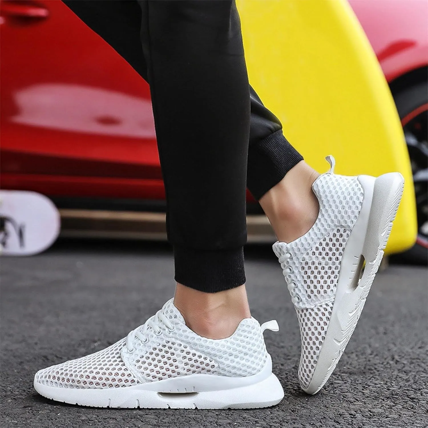 Slip On Mens Loafers & Slip-Ons Men's Breathable Comfortable Soft Sole Sneakers Men's Slip On Shoes