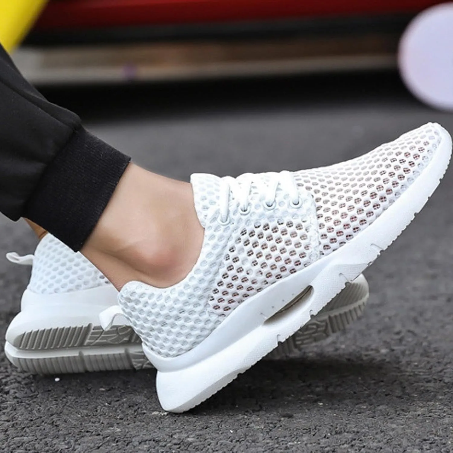 Slip On Mens Loafers & Slip-Ons Men's Breathable Comfortable Soft Sole Sneakers Men's Slip On Shoes