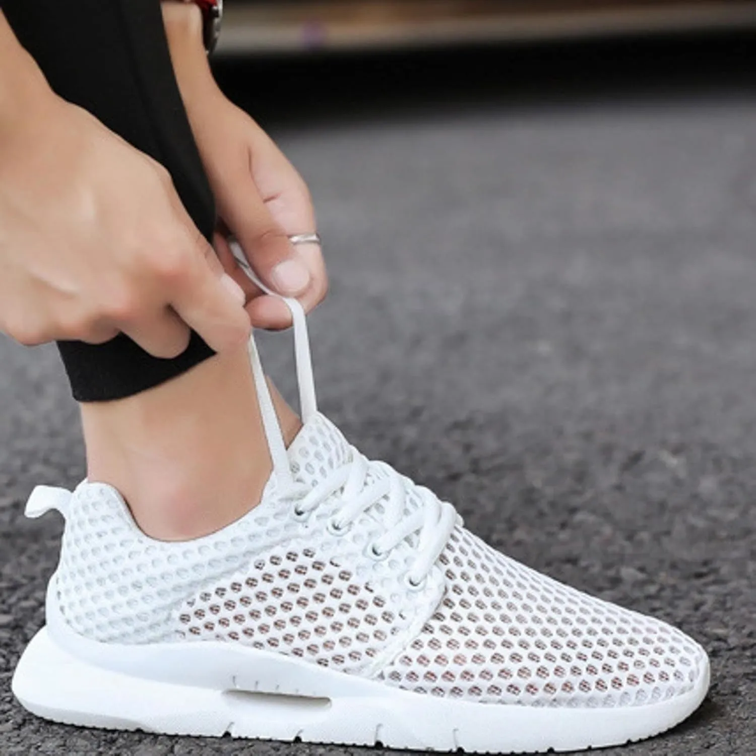 Slip On Mens Loafers & Slip-Ons Men's Breathable Comfortable Soft Sole Sneakers Men's Slip On Shoes