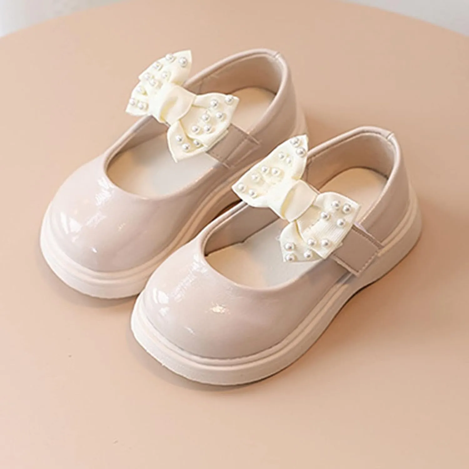 Slipper Kids Girl Girls Sandals Children Shoes Pearl Bow Tie Princess Shoes Dance Shoes Size 13 Slippers