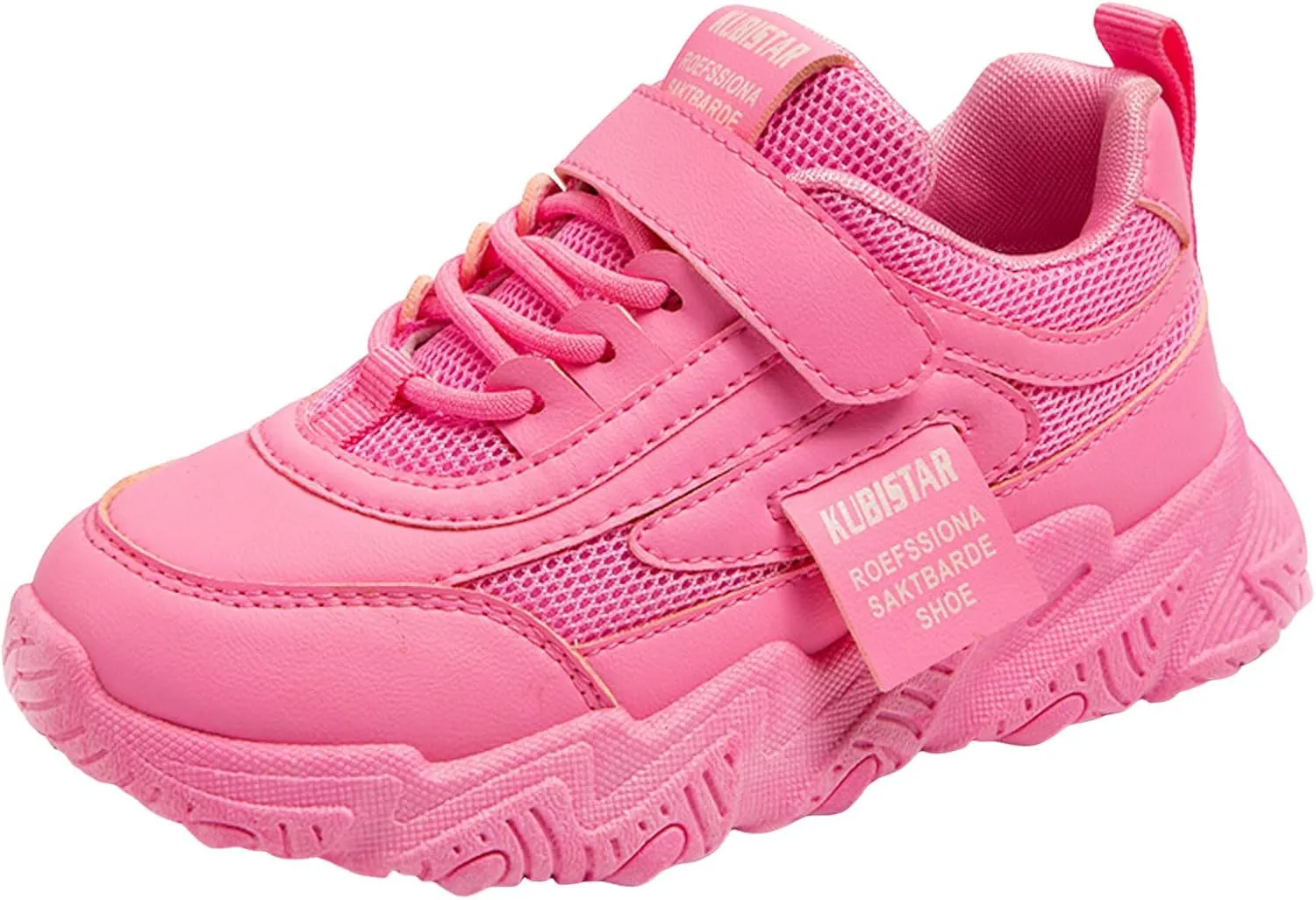 Sneakers for Girls Boys Chunky Sneakers for Kids Fashion Platform White Leather Casual Comfy Wedge Walking Sport Sneakers