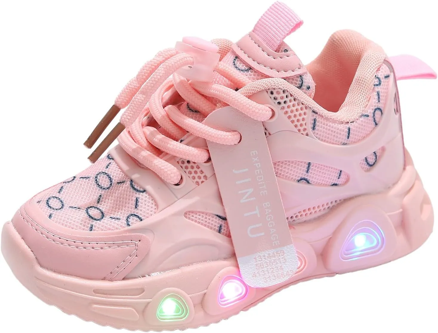 Sneakers for Girls Casual Luminous Breathable Running Shoes for Girls Walking Fashion Sports Sneakers with Anti-Slip Sole