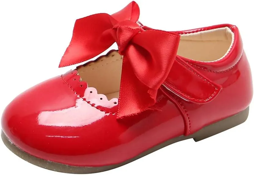 Sneakers Kids Leather Toddler Shoes Girls Infant Baby Knot Kids Princess Sandals Girl Light up Tennis Shoes