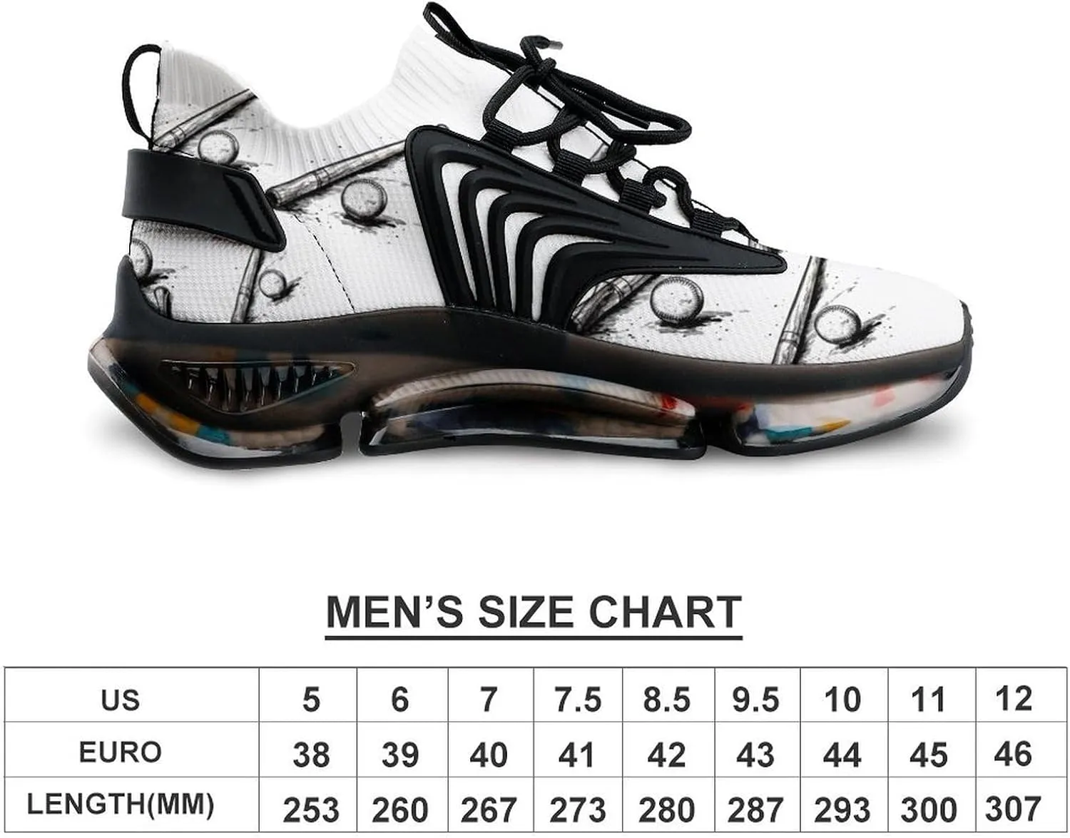 Sports Baseball Baseball Bat Mens Sneakers Running Shoes Lightweight Athletic Shoes for Jogging Walking Gym