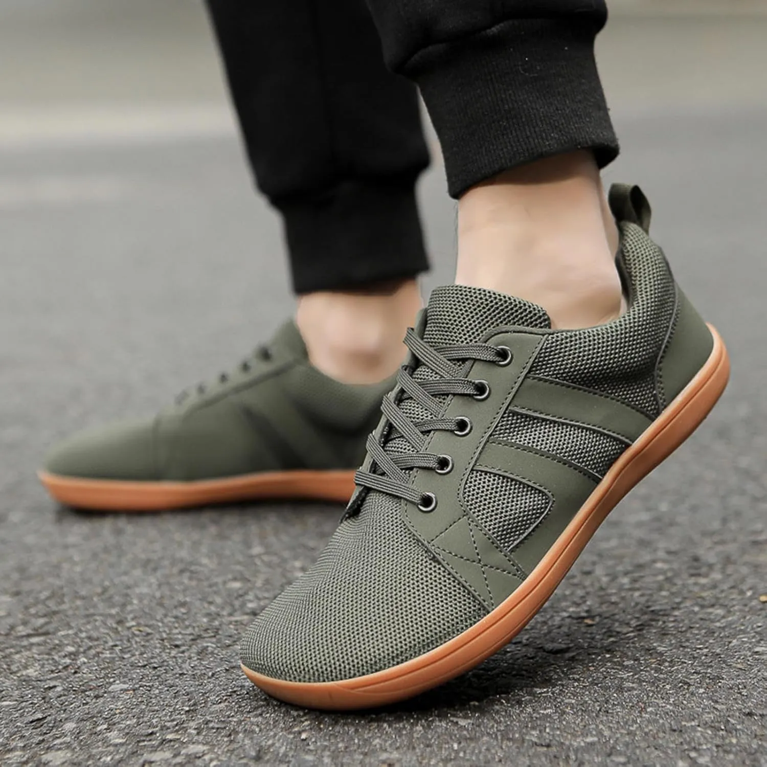 Stretch Shoes Sport Mesh Men's Shoes Mens Loafers & Slip-Ons Unisex Thin Soled Wide Last Casual Sneakers
