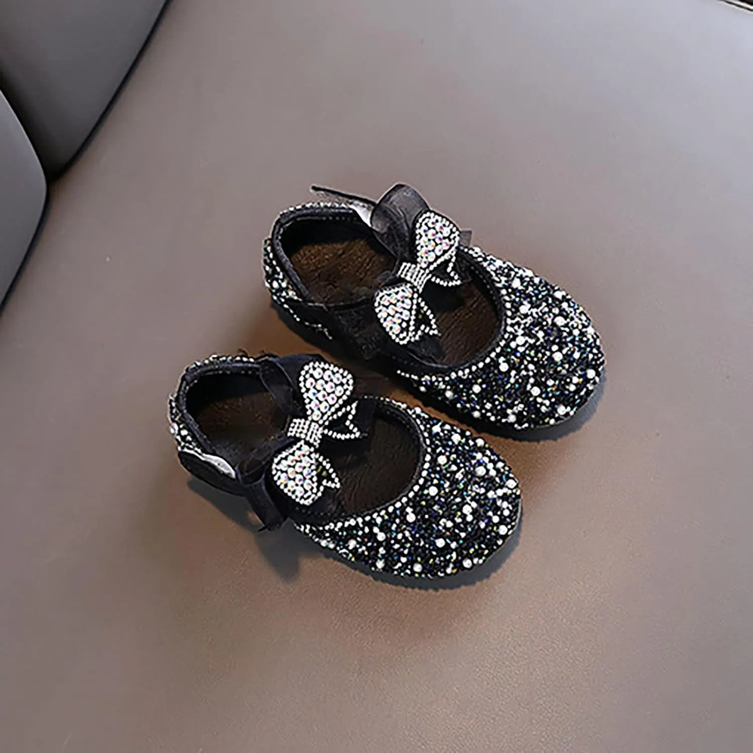 Summer Sandals for Girls Summer Girls' Sandals Korean Edition Little Girls' Pearl Open Toed Adjustable Slides