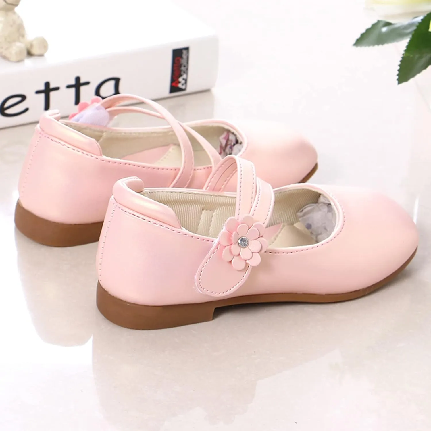 Toddle Shoes Girl Shoes Small Leather Shoes Single Shoes Children Dance Shoes Girls Performance Shoes Youth Wedges