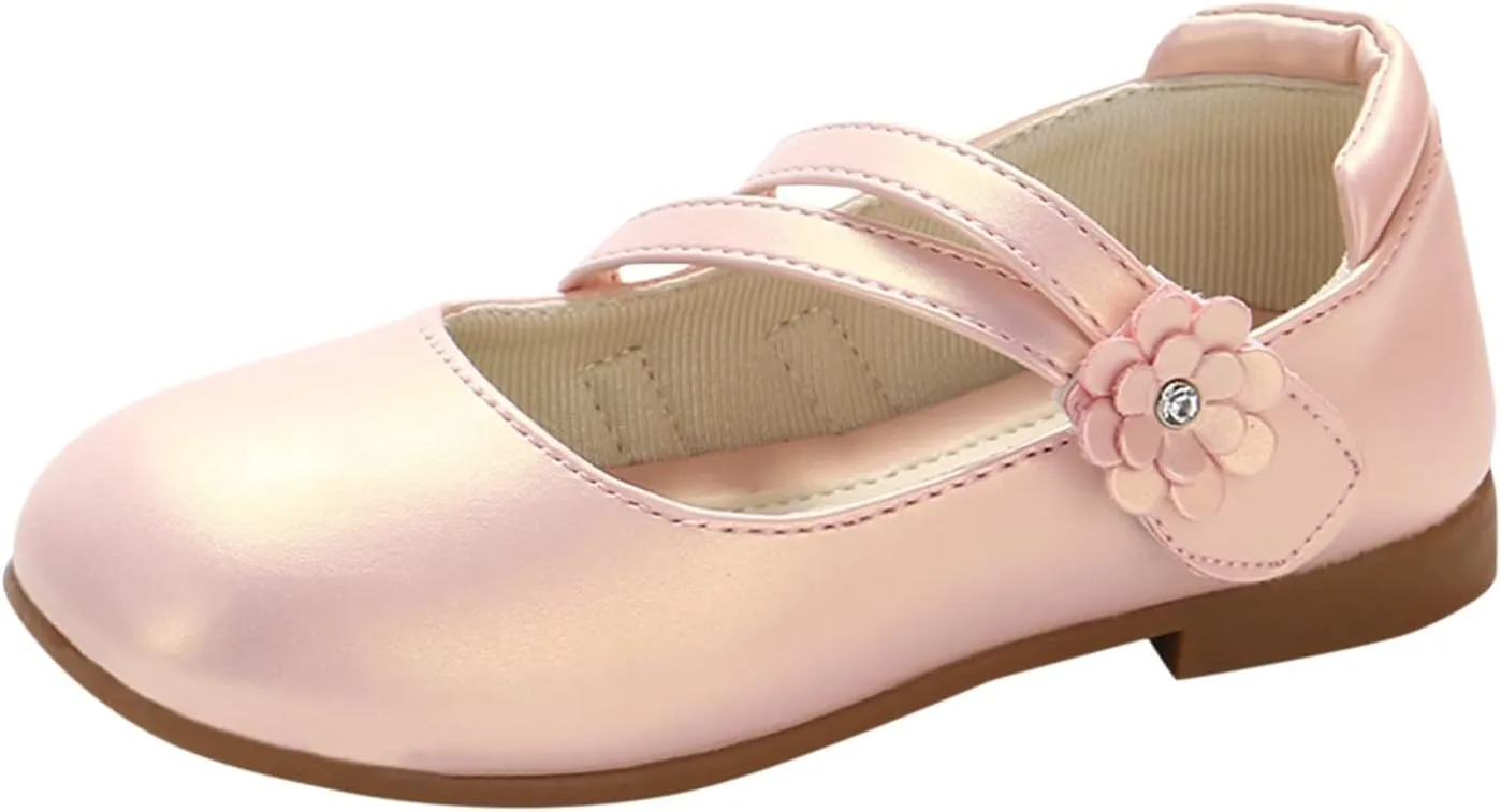 Toddle Shoes Girl Shoes Small Leather Shoes Single Shoes Children Dance Shoes Girls Performance Shoes Youth Wedges