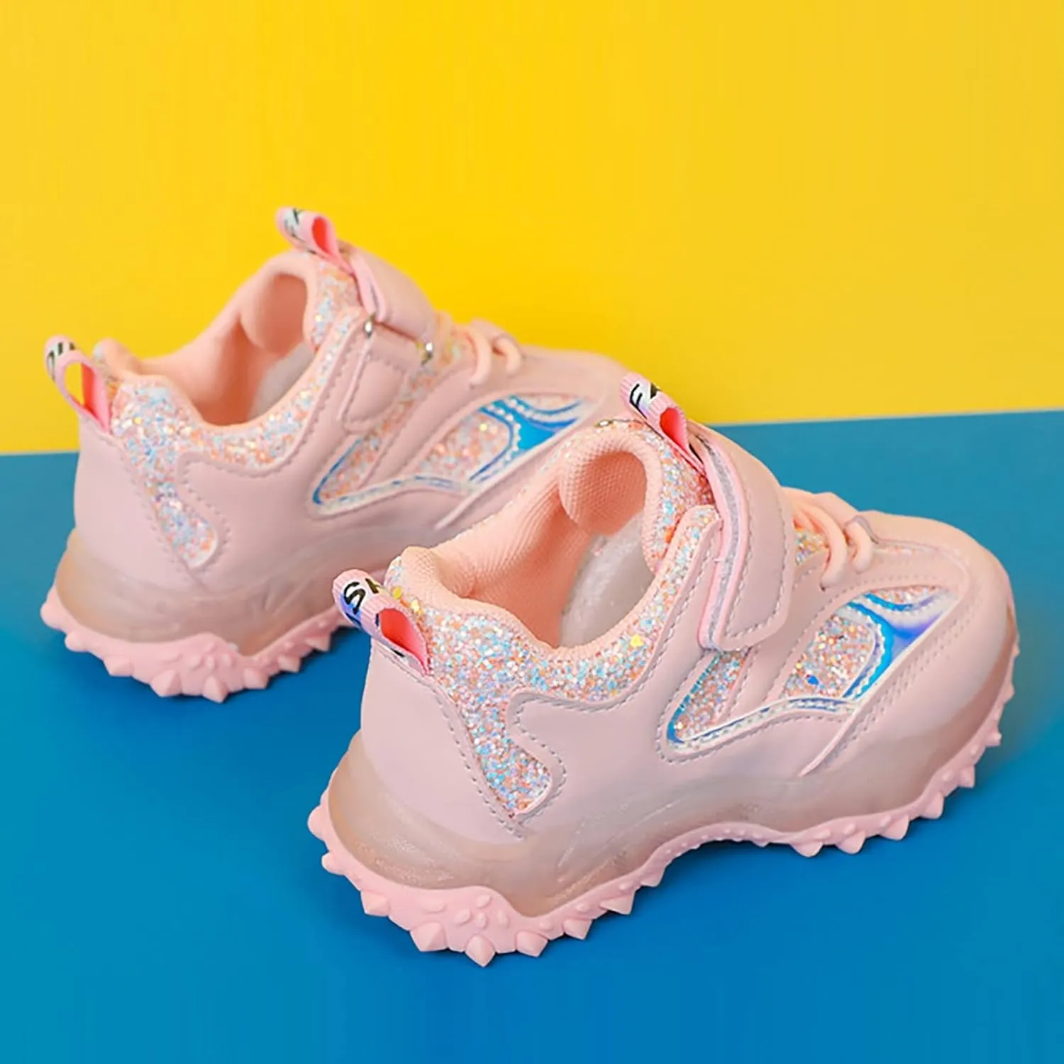 Toddler Baby Boys Girls Sneakers LED Light Up Shoes Comfortable Breathable Non Slip Walking Running Sport Shoes