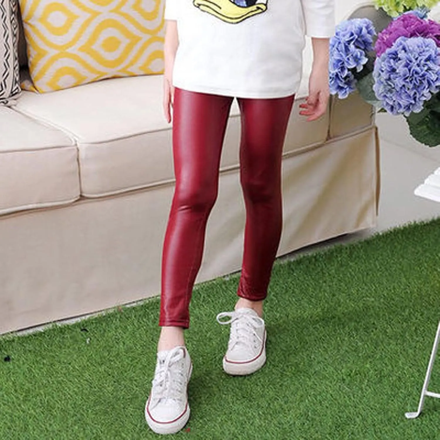 Toddler Baby Girls Leggings Comfortable High Waist Basic Leggings Stretchy Soft Newborn Infant Toddler Leggings
