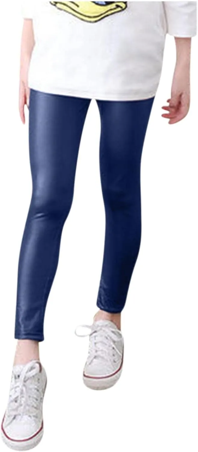 Toddler Baby Girls Leggings Comfortable High Waist Basic Leggings Stretchy Soft Newborn Infant Toddler Leggings