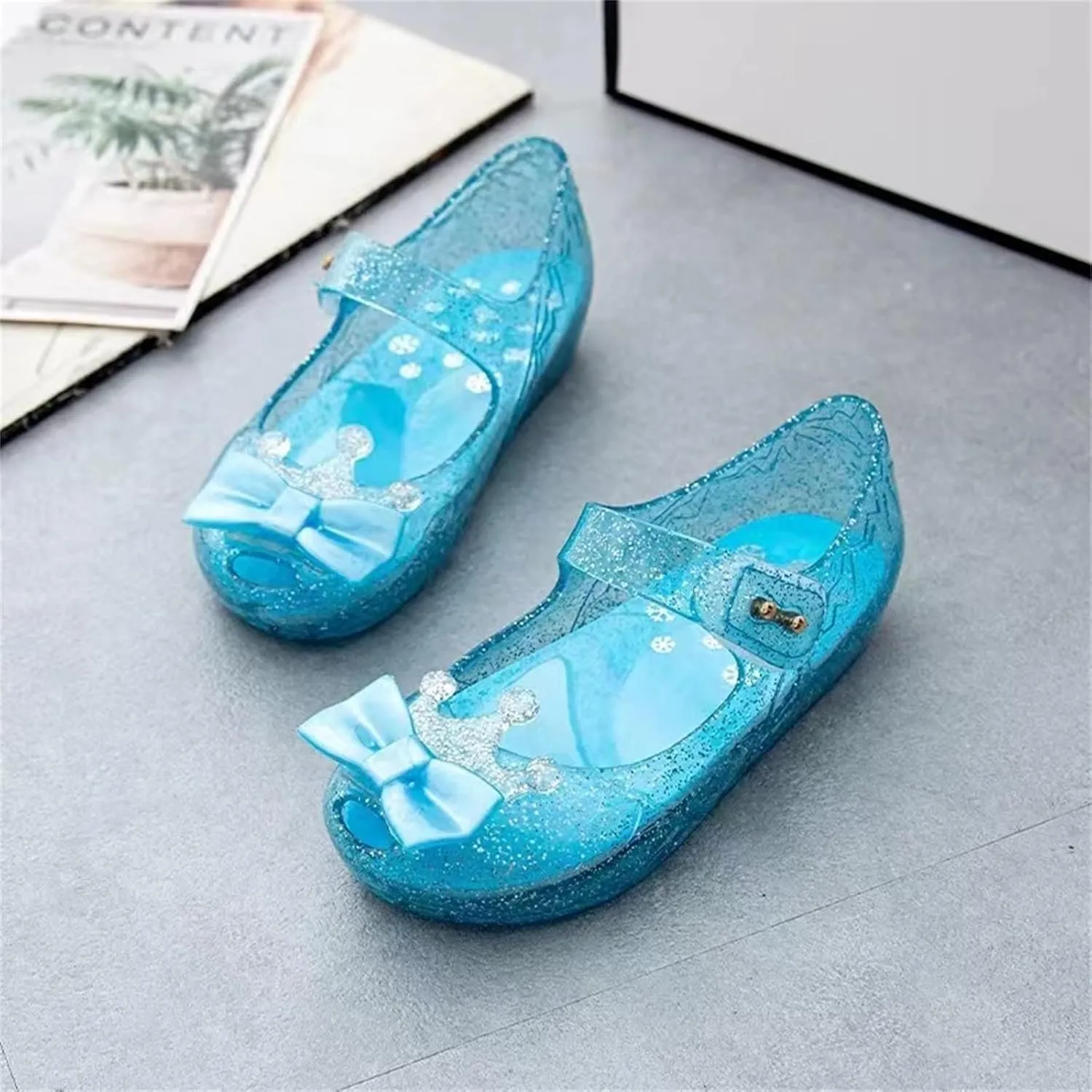 Toddler Boy Running Shoes Girls Shoes Crown Flash Diamond Crystal Soft Sole Non Slip Sandals 3 Month Infant