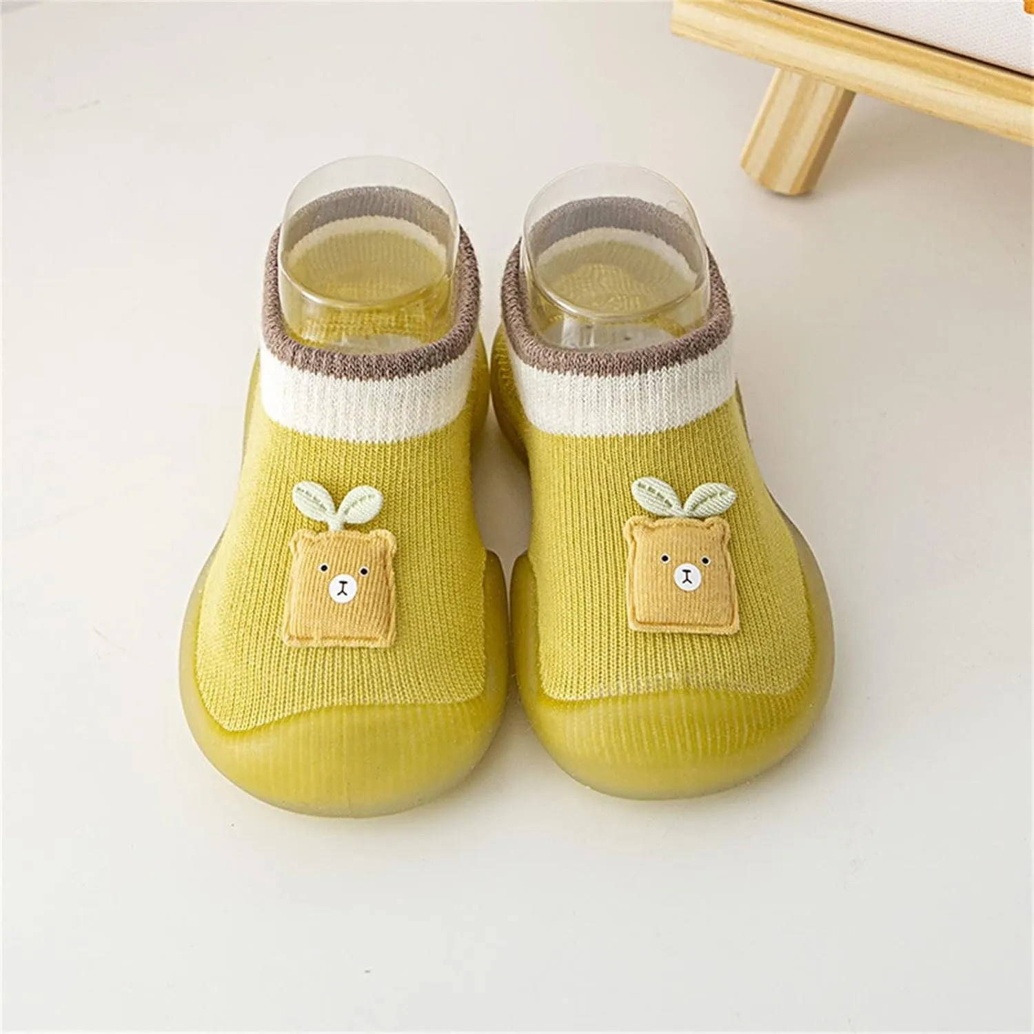 Toddler Kids Infant Newborn Baby Boys Girls Shoes First Cute Cartoon Antislip Wearproof Baby Girl Walking Shoes