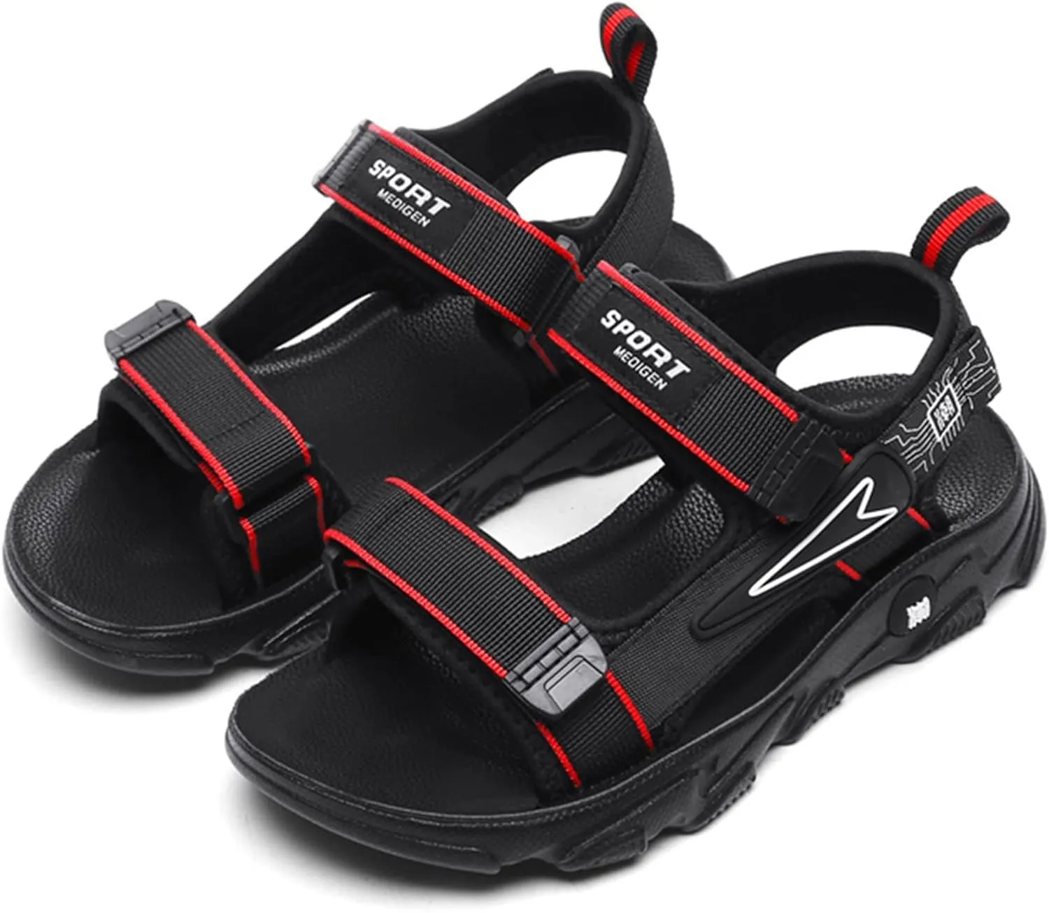 Toddler Kids Light-Weight Adjustable Straps Summer Casual Sandals Sports Boys Thick Bottom Toddler Boy Water Shoes