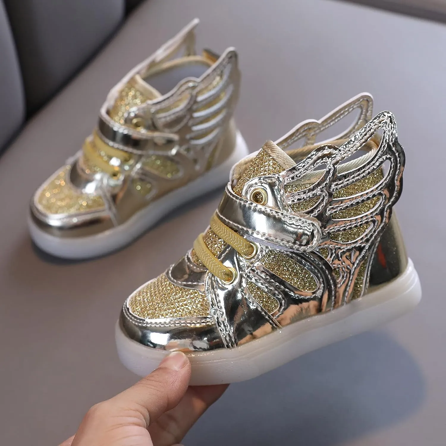 Toddler Led Shoes Light Up Sneakers Boys Girls Flashing Running Sneakers Breathable Casual Sport Walking Shoes