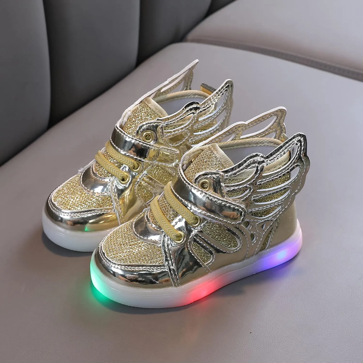 Toddler Led Shoes Light Up Sneakers Boys Girls Flashing Running Sneakers Breathable Casual Sport Walking Shoes