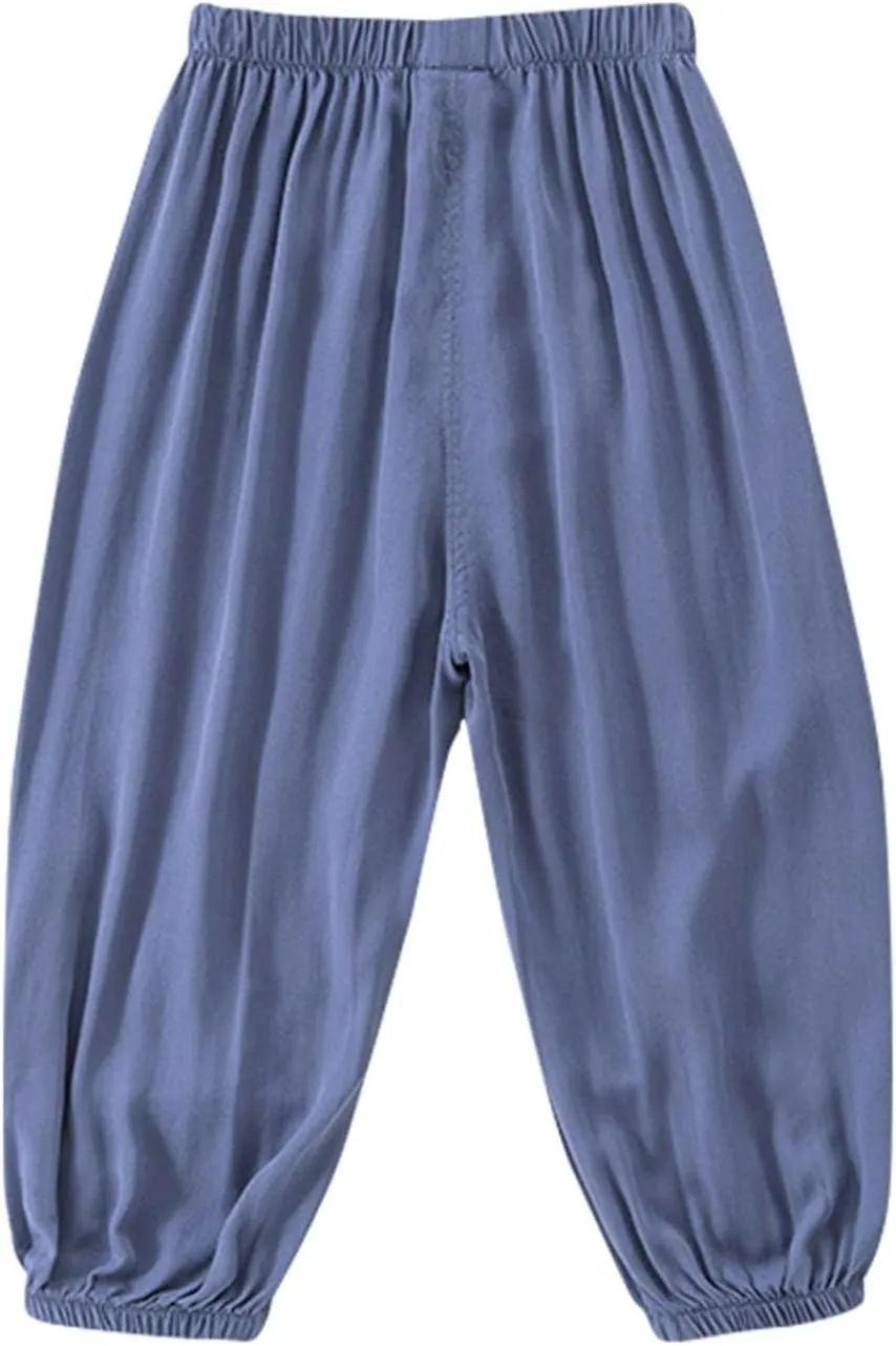 Toddler Loung Pants Little Child Baby Pants Long Pants Soft Harem Pants for Boys Girls Boys Summer