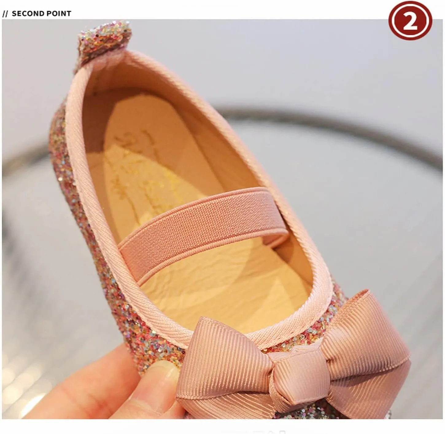 Toddler Pool Slides Soft Bottom Girls' Princess Shoes With Bow With Sequins Toddler Shoes Toddler Girl Sandals Size 11