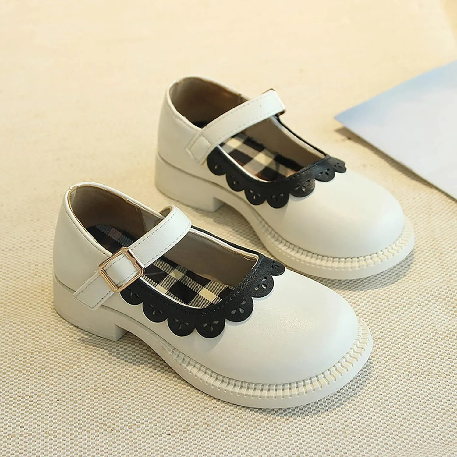 Toddler Shoes Little Child Girl's Leather Soft Soled Princess Shoes Little Girl Casual Fashion Shoes