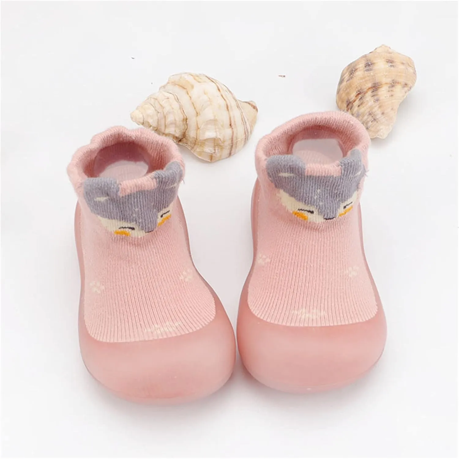 Toddler Sock Shoes Kids Infant Newborn Baby Boys Girls Shoes First Walking Striped Plaid Antislip Sock Shoes