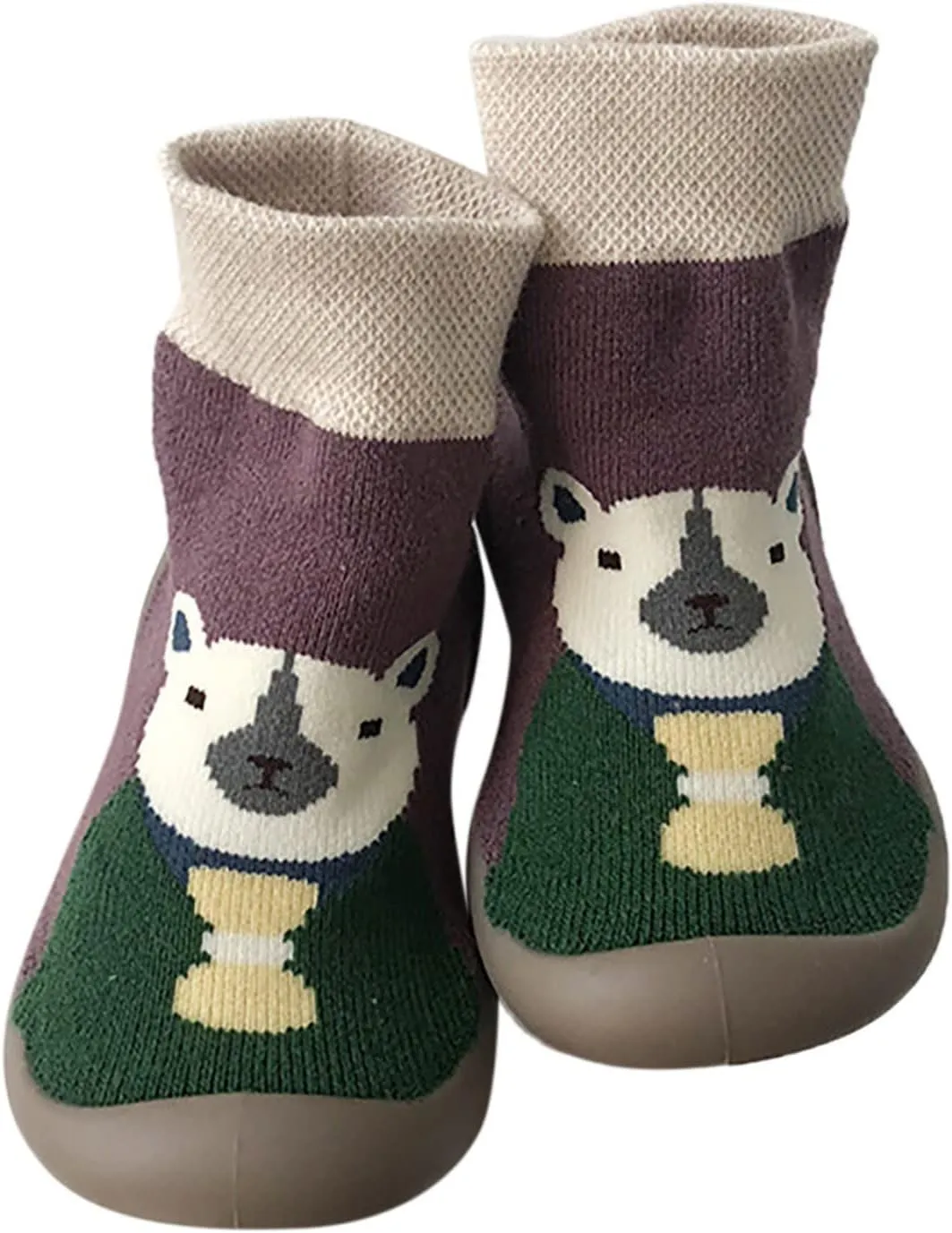 Toddler Sock Shoes,Baby Winter Warm Shoes Cartoon Christmas Deer Shape Shoes Baby Soft Sole Shoes Baby Shoes