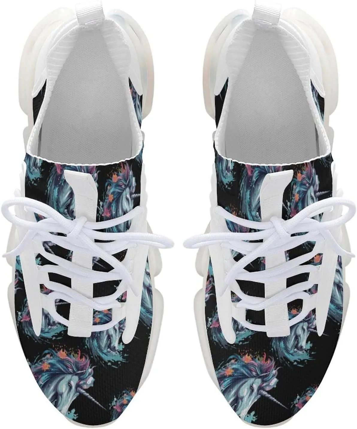 Unicorrn Horse Mens Sneakers Running Shoes Lightweight Athletic Shoes for Jogging Walking Gym