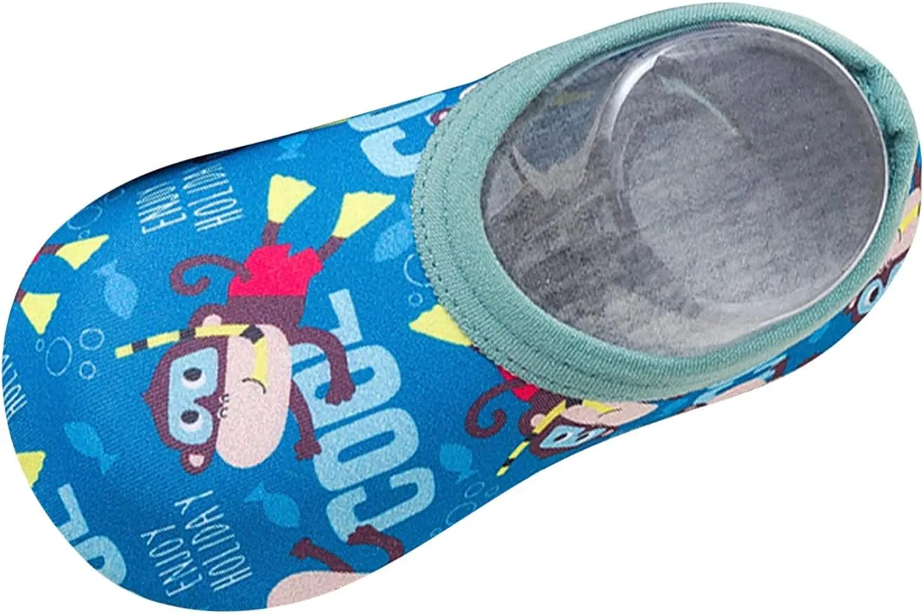 Water Shoes Baby Kids Barefoot Shoes Swim Cartoon Girls Boys Baby Walking for Toddlers