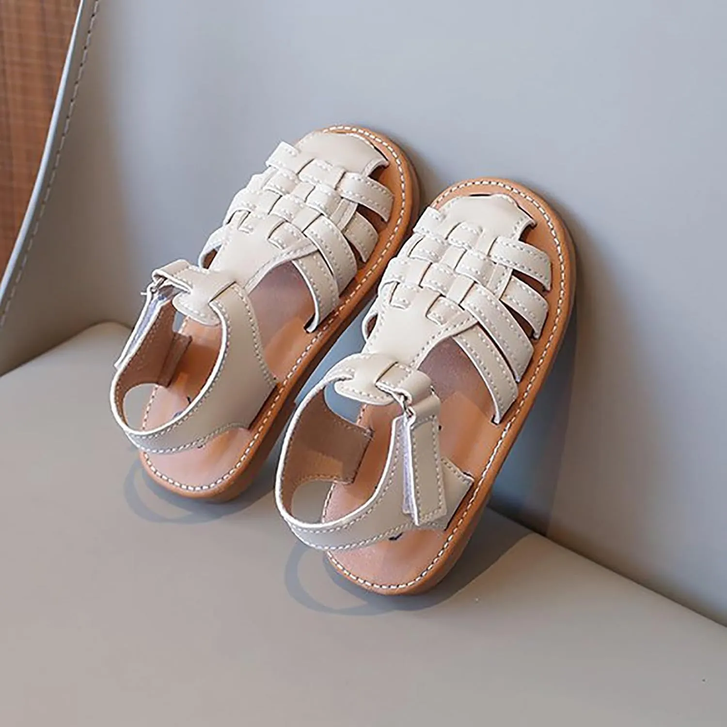 Women Baby Head Sandals Summer New Children Korean Version of The Shoes Little Girl Fashion Casual Sandals Toddler Girl