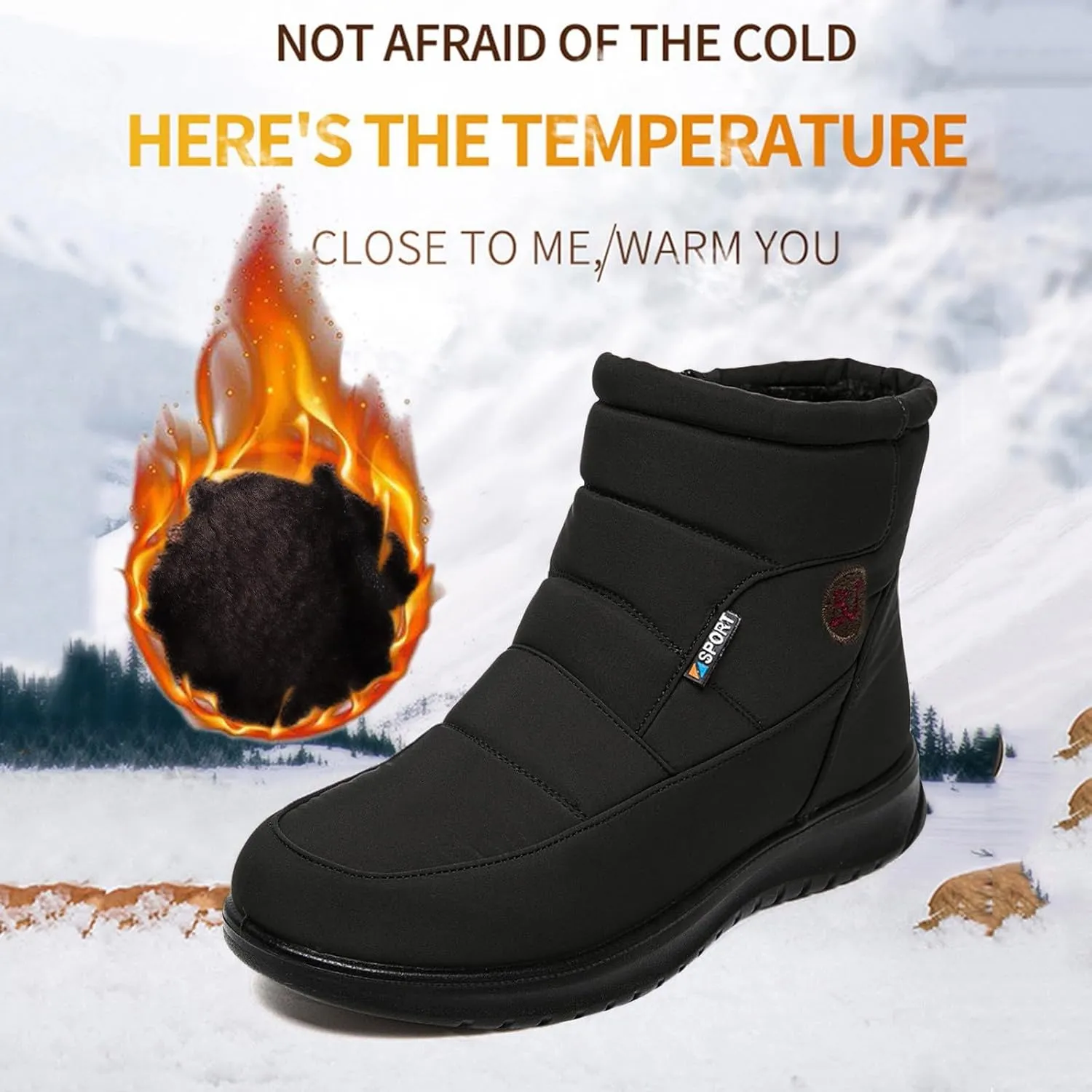 Women Booties Cow Print Boots for Women Women's Work Boots Round Toe Booties for Women Women'S Leather Ankle Boots Low Heels Zipper Winter Booties Gray Dressy Booties Women Ankle Boots