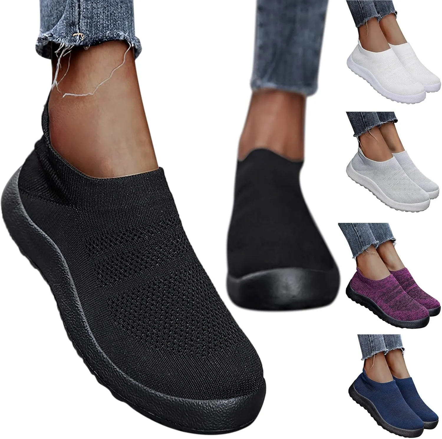 Women's Fashion Sneaker Lace Up Low Top Comfortable Walking Shoes Waterproof Tennis Shoes Flat Loafers Women Shoes Wide Toe Box Sneakers Women