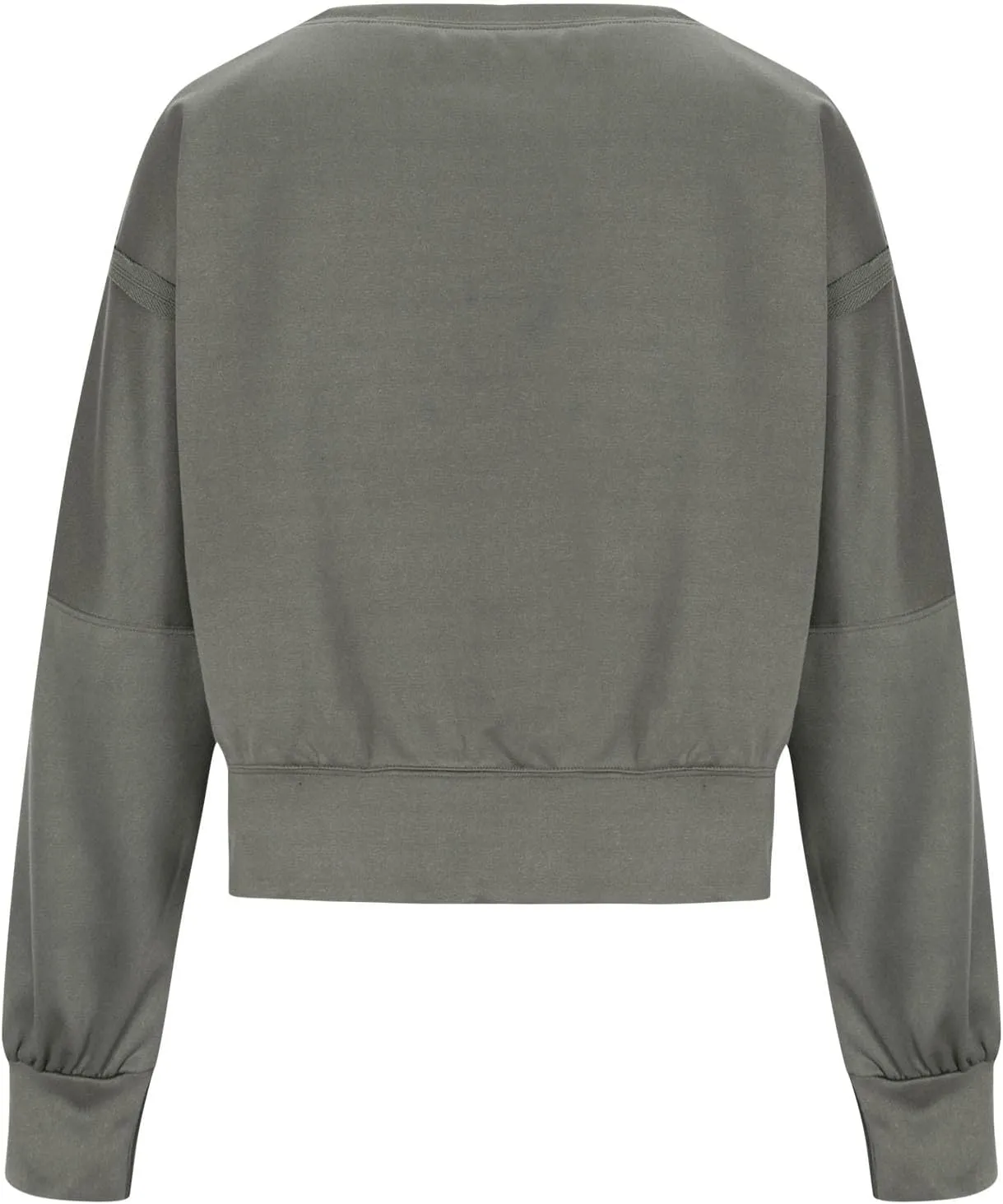 Womens Oversized Sweatshirts Trendy, Cropped Crew Neck Sweatshirts Exposed Seam Loose Tunic Tops Fall Clothes 2025