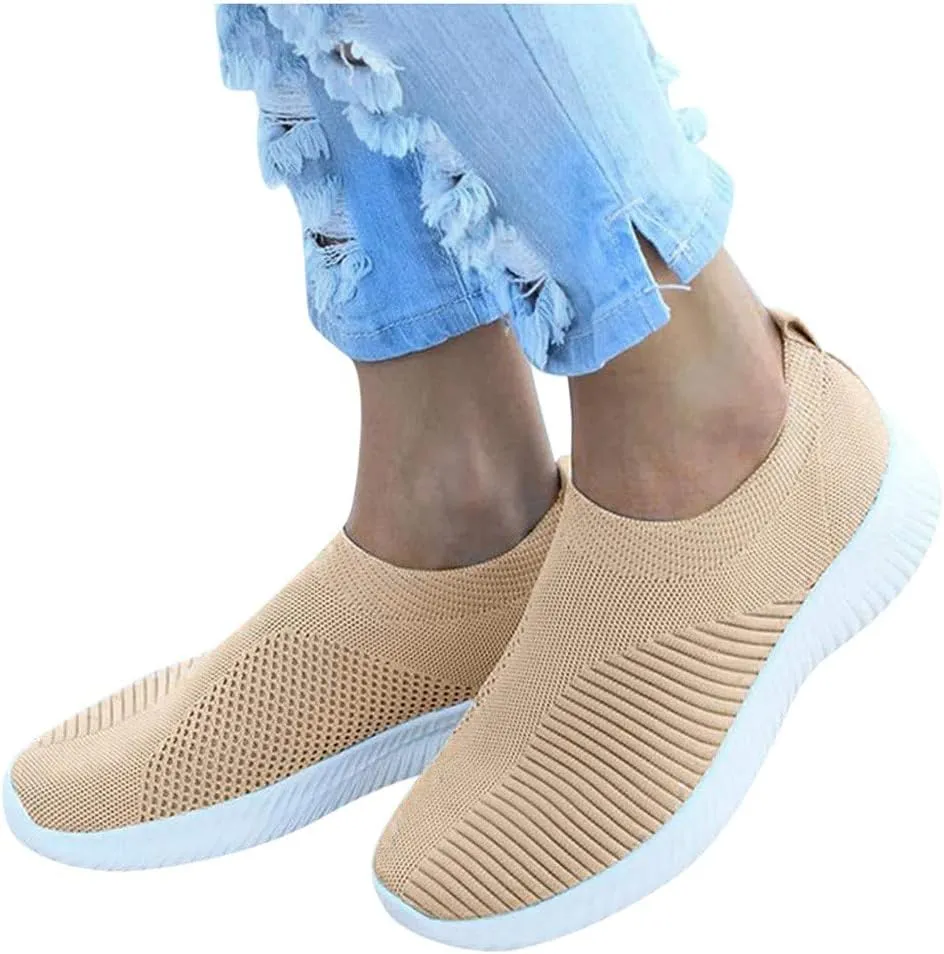 Womens Running Shoes Lightweight Tennis Shoes Non Slip Mens Running Shoes Dressy Casual Work Shoes Fashion Sneakers 2025 Waterproof Tennis Shoe Loafers Casual Slip On