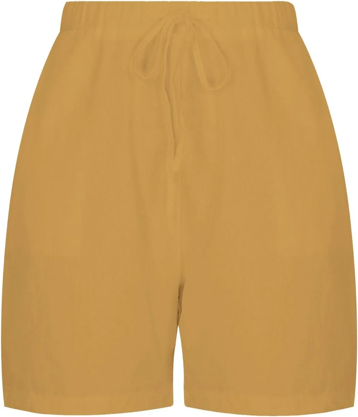 Womens Shorts Summer 2025 Casual Linen Shorts Drawstring Elastic Waist Shorts Pants Loose High Waist Shorts Pants