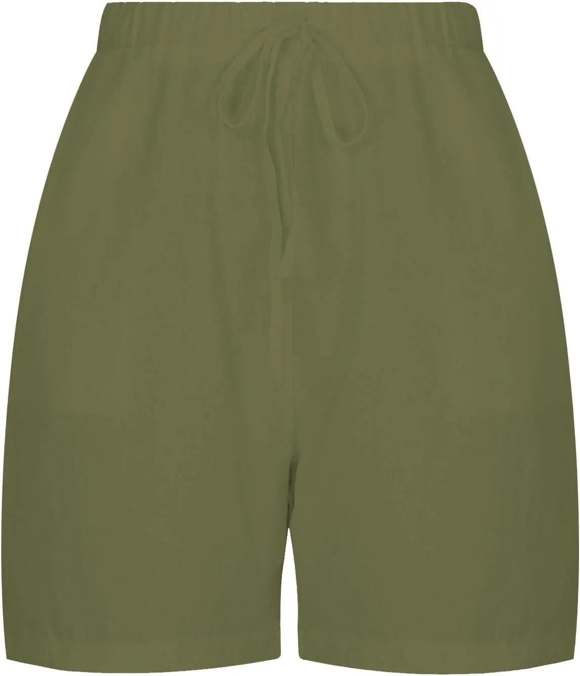 Womens Shorts Summer 2025 Casual Linen Shorts Drawstring Elastic Waist Shorts Pants Loose High Waist Shorts Pants