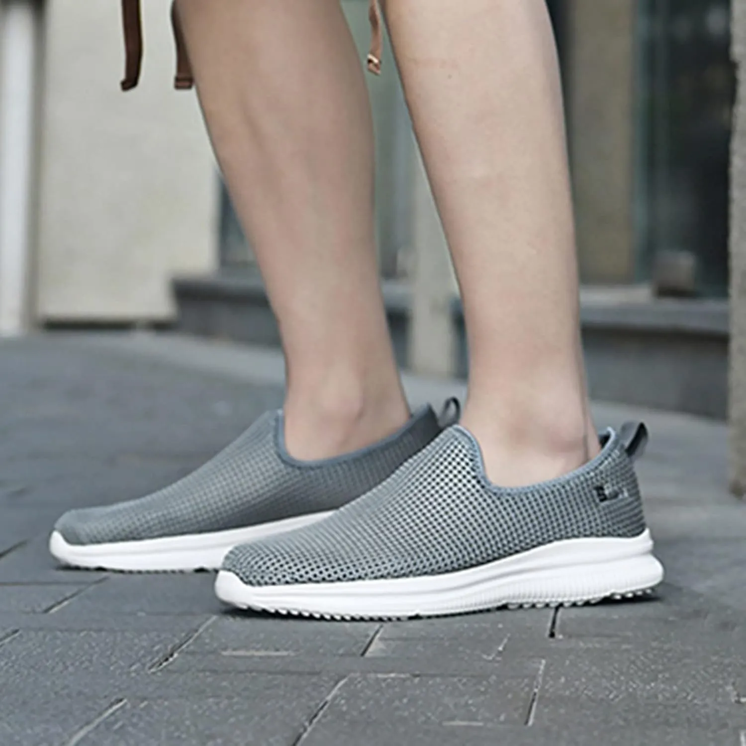 Women's Slip On Sneakers Lightweight Breathable Non Slip Work Shoes Women Loafers Men's Shoes Casual Casual Sneakers White Tennis Shoe Trainers Shoe
