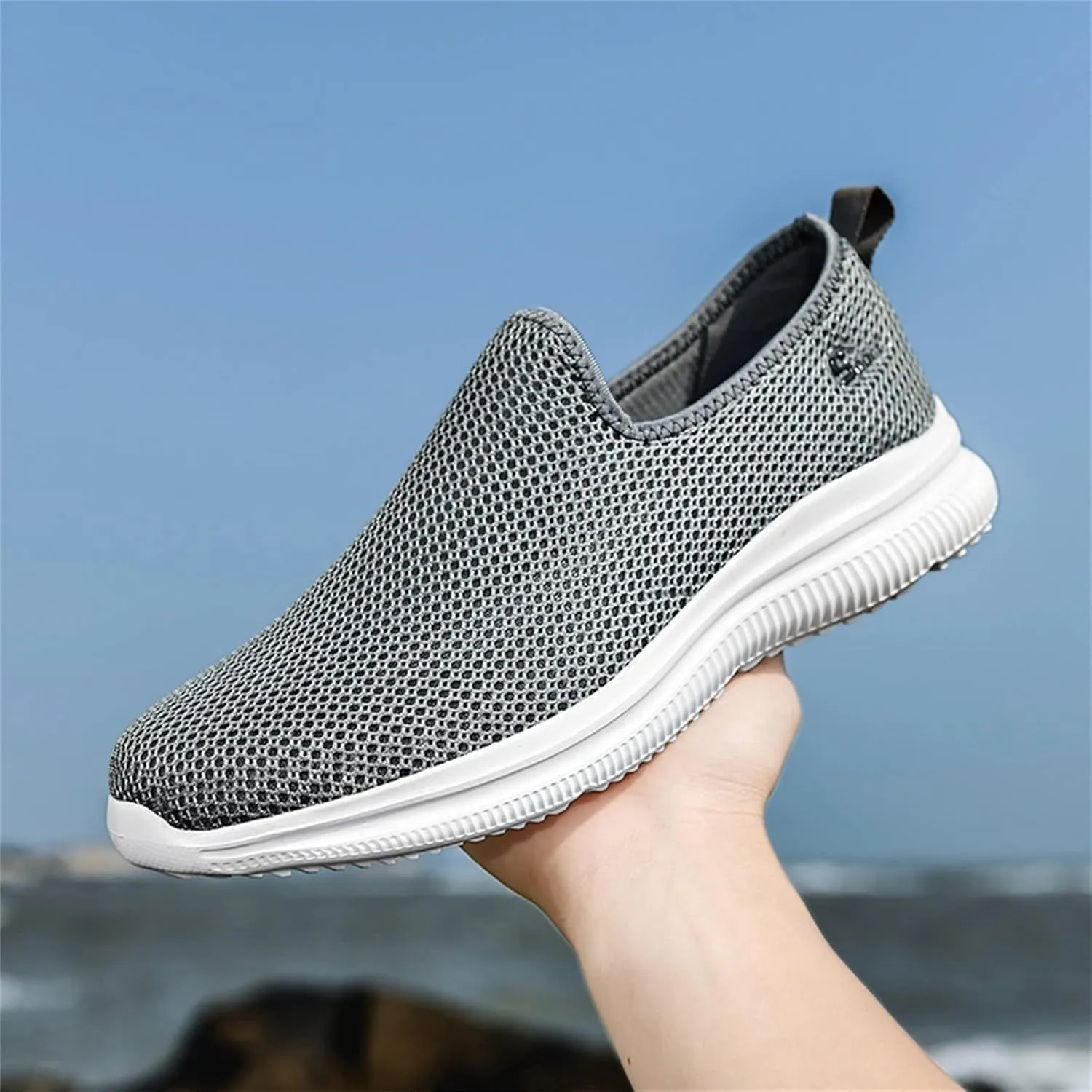 Women's Slip On Sneakers Lightweight Breathable Non Slip Work Shoes Women Loafers Men's Shoes Casual Casual Sneakers White Tennis Shoe Trainers Shoe