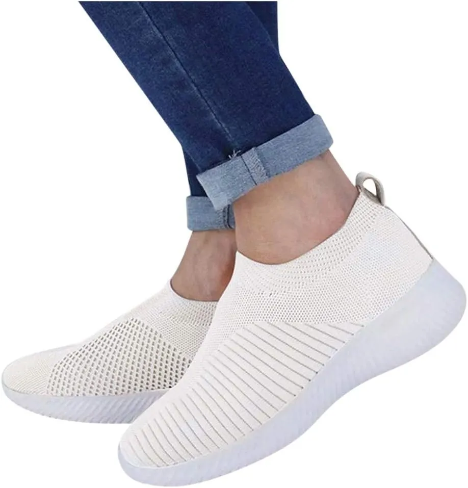 Women's Sneakers Athletic Sport Running Tennis Walking Shoes Mens Tennis Shoes Walking Casual Dress Shoes Women's Fashion Sneakers Steel Toe Tennis Shoe White Loafers