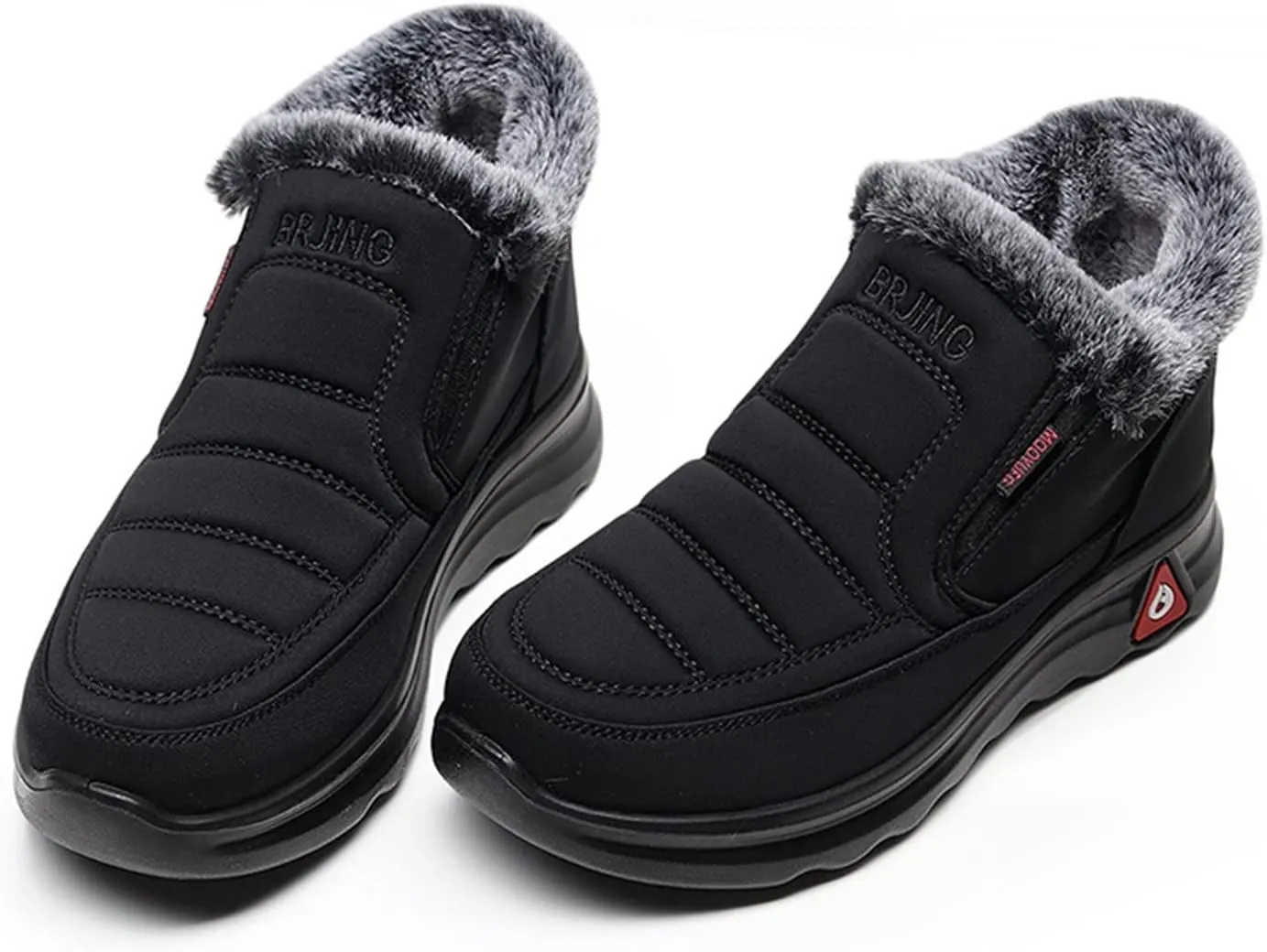Womens Snow Boots Winter Warm Ankle Boots Platform Sneakers for Women Ladies Waterproof Outdoor Fur Lined Shoes Comfortable Slip On Walking Hiking Shoes Wide Width Winter Boots