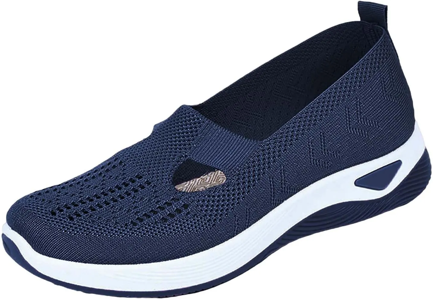 Women's Woven Orthopedic Breathable Soft Shoes Mens Running Shoes Mesh Shoes Dressy Casual Women's Fashion Sneakers White Tennis Shoe Casual Loafers