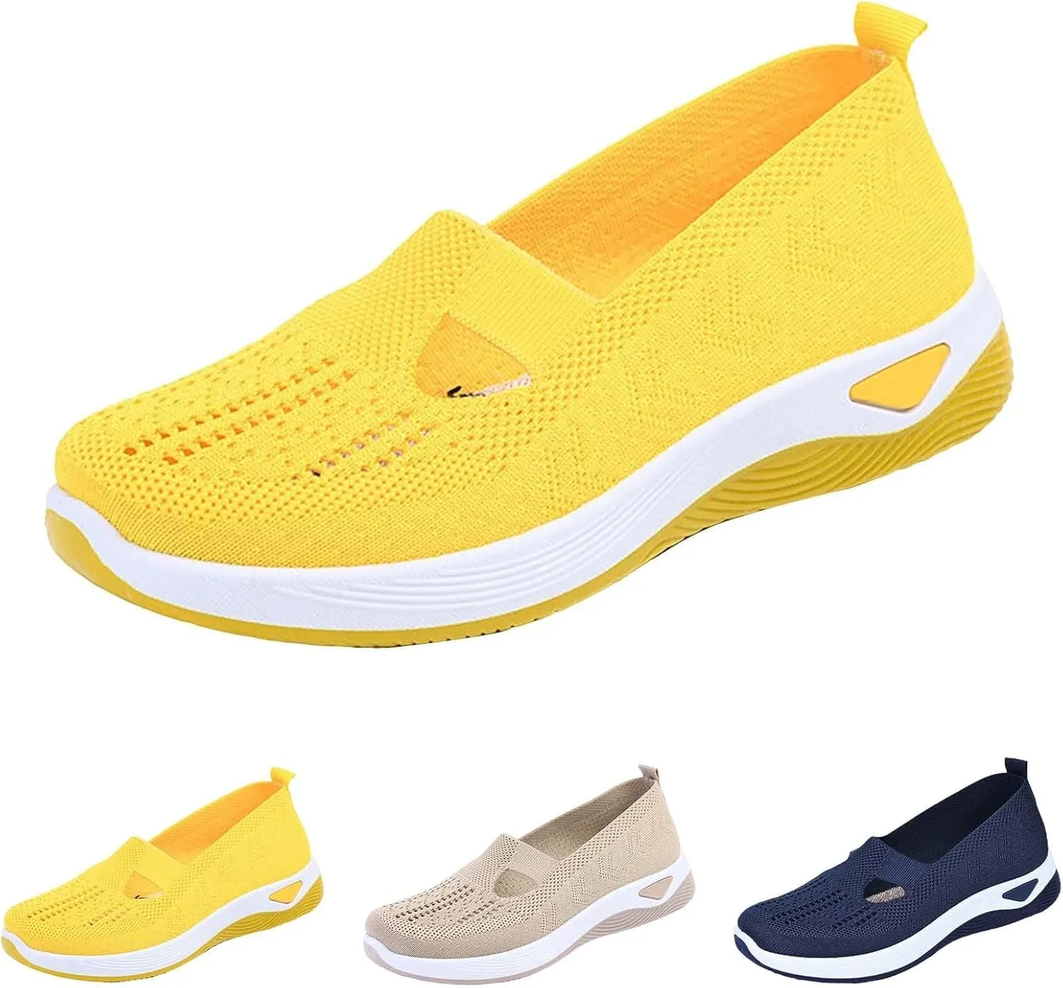 Women's Woven Orthopedic Breathable Soft Shoes Mens Tennis Shoes High Top Casual Tennis Shoes Fashion Sneakers 2025 Tennis Shoe Loafers Casual Slip On