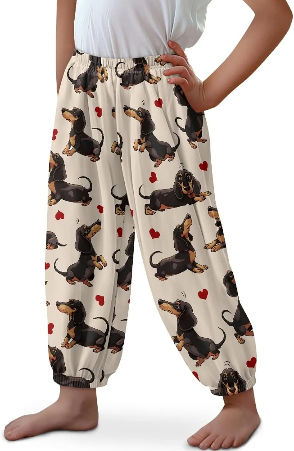 Xhuibop Harem Pants Girls Hip Hop Pants Girls Athletic Pants Sweat Pants