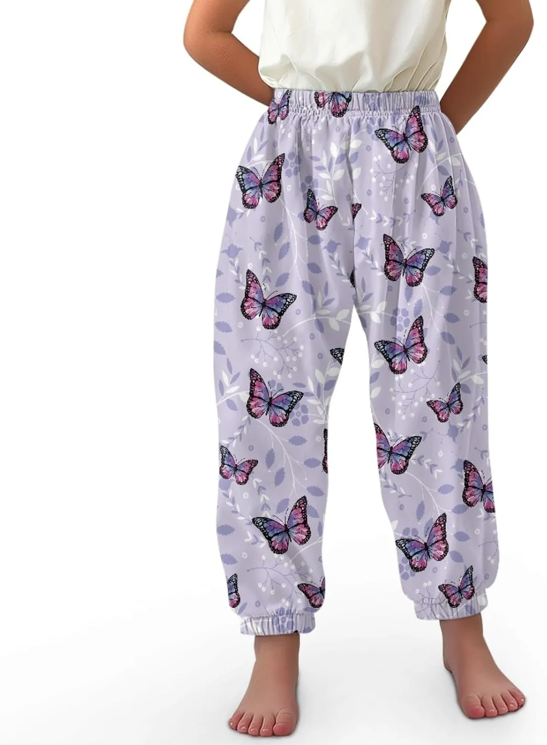 Xhuibop Harem Pants Girls Hip Hop Pants Girls Athletic Pants Sweat Pants